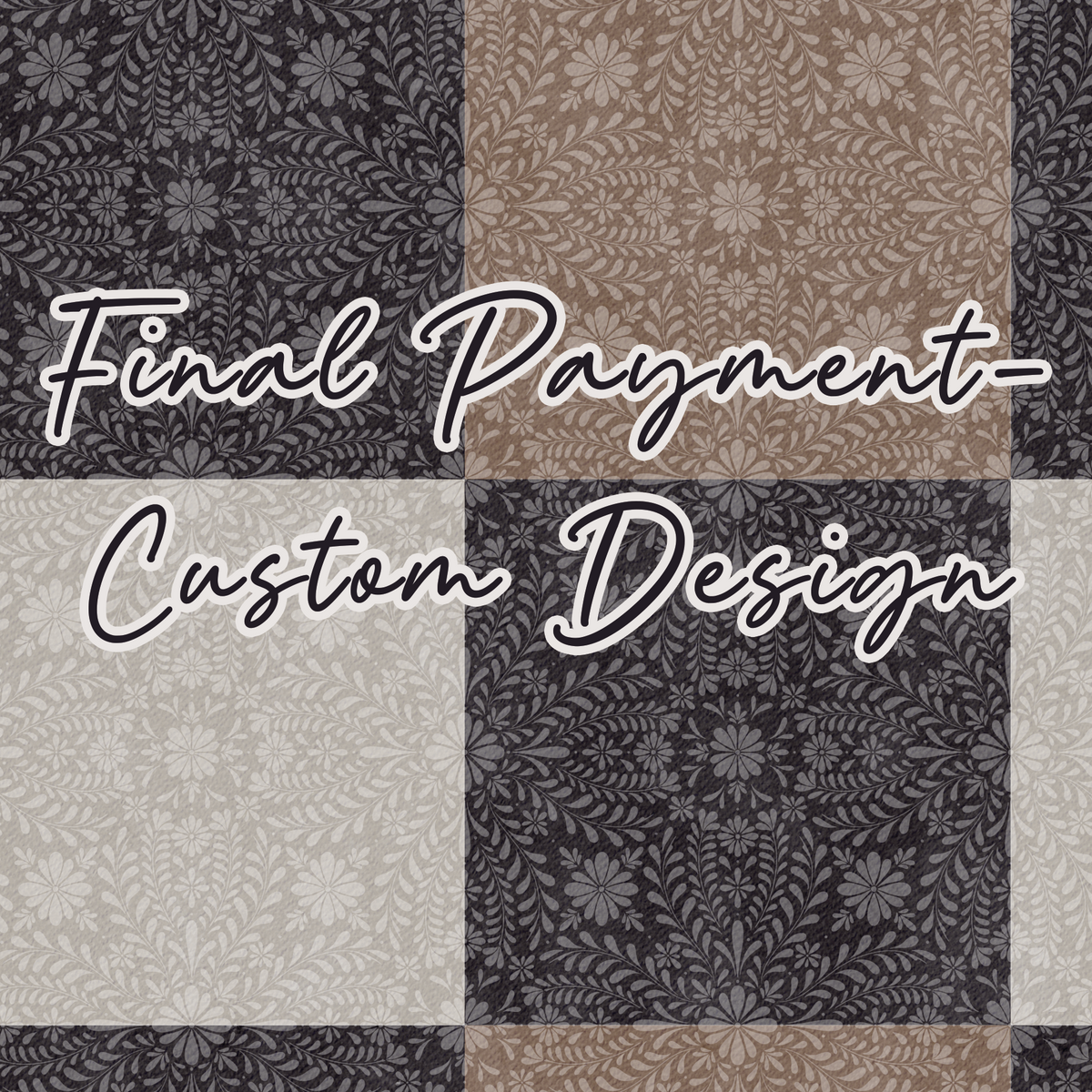 Final Payment for Custom Design